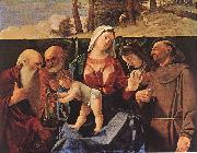 LOTTO, Lorenzo Madonna and Child with Saints Sweden oil painting reproduction